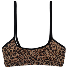 Charger l'image dans la galerie, BRASSIERE ESQUISSE TULLE LEOPARD
