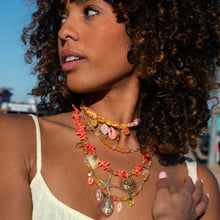 Charger l'image dans la galerie, COLLIER CRUNCHS & GRIGRI L'ATELIER DES DAMES