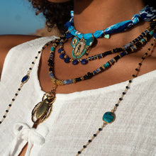 Charger l'image dans la galerie, COLLIER LONG SCARABÉE L'ATELIER DES DAMES
