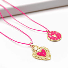 Charger l'image dans la galerie, COLLIER CORDON ROSE FLUO L'ATELIER DES DAMES