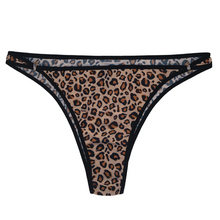 Charger l'image dans la galerie, TANGA ESQUISSE TULLE LEOPARD