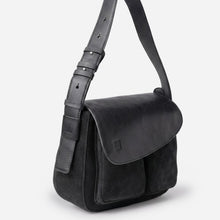 Charger l'image dans la galerie, SAC "BLUNT" EN DAIM ET CUIR BIBA