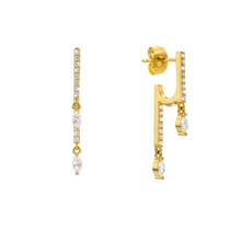 Charger l'image dans la galerie, BOUCLES D'OREILLES WATERFALL MYA-BAY