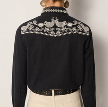 Charger l'image dans la galerie, CHEMISIER CHARRO TABASCO NOIR MAISON HOTEL