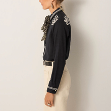 Charger l'image dans la galerie, CHEMISIER CHARRO TABASCO NOIR MAISON HOTEL