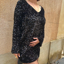 Charger l'image dans la galerie, ROBE COURTE SEQUINS LILOU AIX