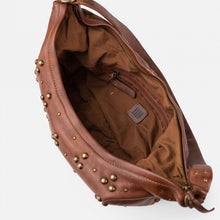 Charger l'image dans la galerie, SAC HOBO EN CUIR À CLOUS BIBA