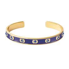 Charger l'image dans la galerie, JONC HALLEY BLEU NAVY BANGLE-UP
