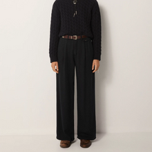 Charger l'image dans la galerie, PANTALON KEATON BLEU NUIT MAISON HOTEL