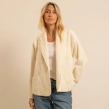 Charger l'image dans la galerie, KIMONO GAZ DE COTON CRÈME AOKYANOS
