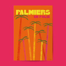 Charger l'image dans la galerie, AFFICHE PALMIER EN FOLIE SOLEIL MOJITO