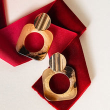 Charger l'image dans la galerie, BOUCLES D'OREILLES POLKA NATUREL CHIC ALORS