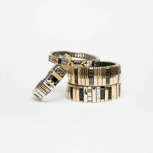 Charger l'image dans la galerie, BRACELET SIGAL 10 DORE ARGENT NOIR