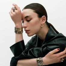 Charger l'image dans la galerie, BRACELET SIGAL 14 DORE ARGENT NOIR