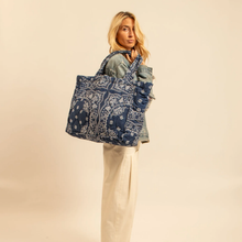 Charger l'image dans la galerie, SAC PHILADELPHIE BANDANA NAVY AOKYANOS