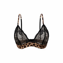 Charger l'image dans la galerie, TRIANGLE BONNET DENTELLE LÉOPARD ESQUISSE