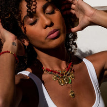 Charger l'image dans la galerie, COLLIER CORAL EXVOTO L'ATELIER DES DAMES
