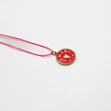 Charger l'image dans la galerie, COLLIER CORDON ROSE FLUO L'ATELIER DES DAMES
