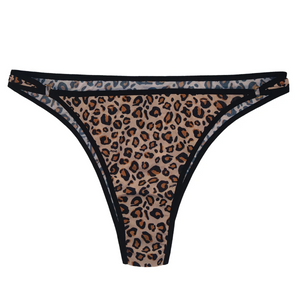 TANGA ESQUISSE TULLE LEOPARD