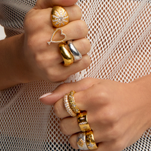 Charger l'image dans la galerie, BAGUE TWIN HEARTS MYA-BAY

