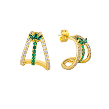 Charger l'image dans la galerie, BOUCLES D'OREILLES GREEN MALIA MYA-BAY
