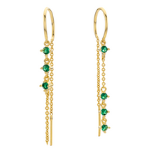 Charger l'image dans la galerie, BOUCLES D'OREILLES GREEN RIALTO MYA-BAY
