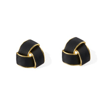 Charger l'image dans la galerie, BOUCLES D'OREILLES VENUS NOIR MAT BANGLE UP

