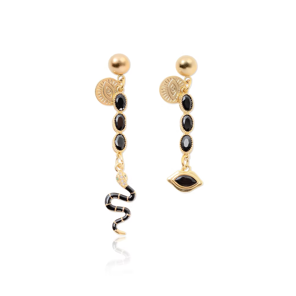 BOUCLES D'OREILLES SERPENT MADAMIRMA