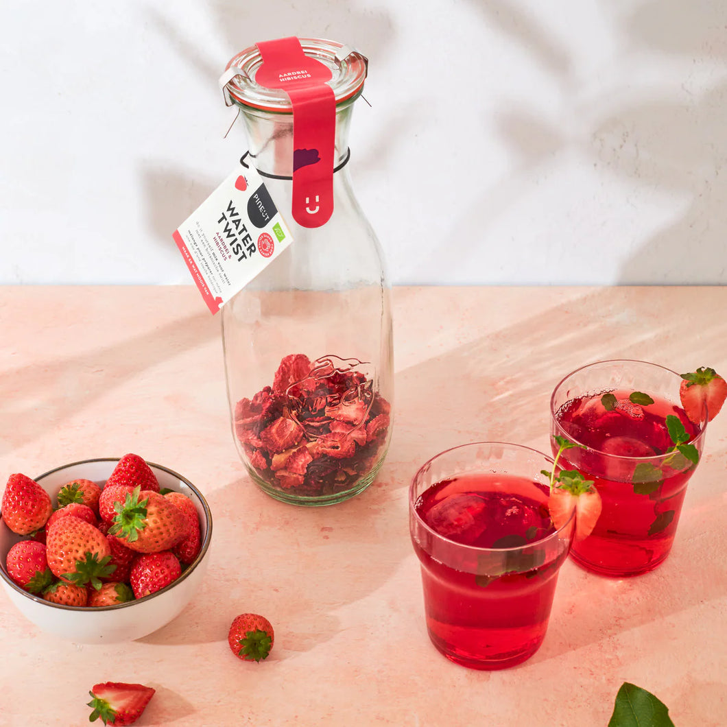 CARAFE THÉ FRAISE / HIBISCUS PINEUT