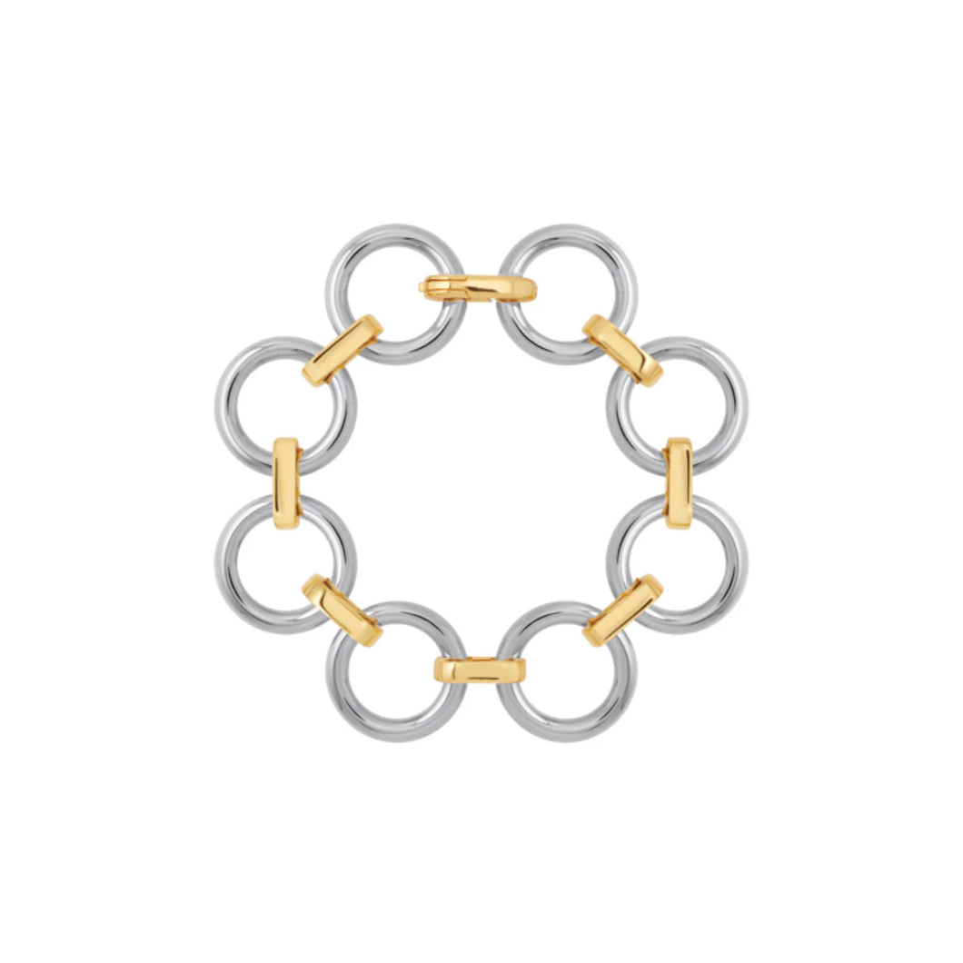 BRACELET EYELET BICOLORE BANGLE-UP