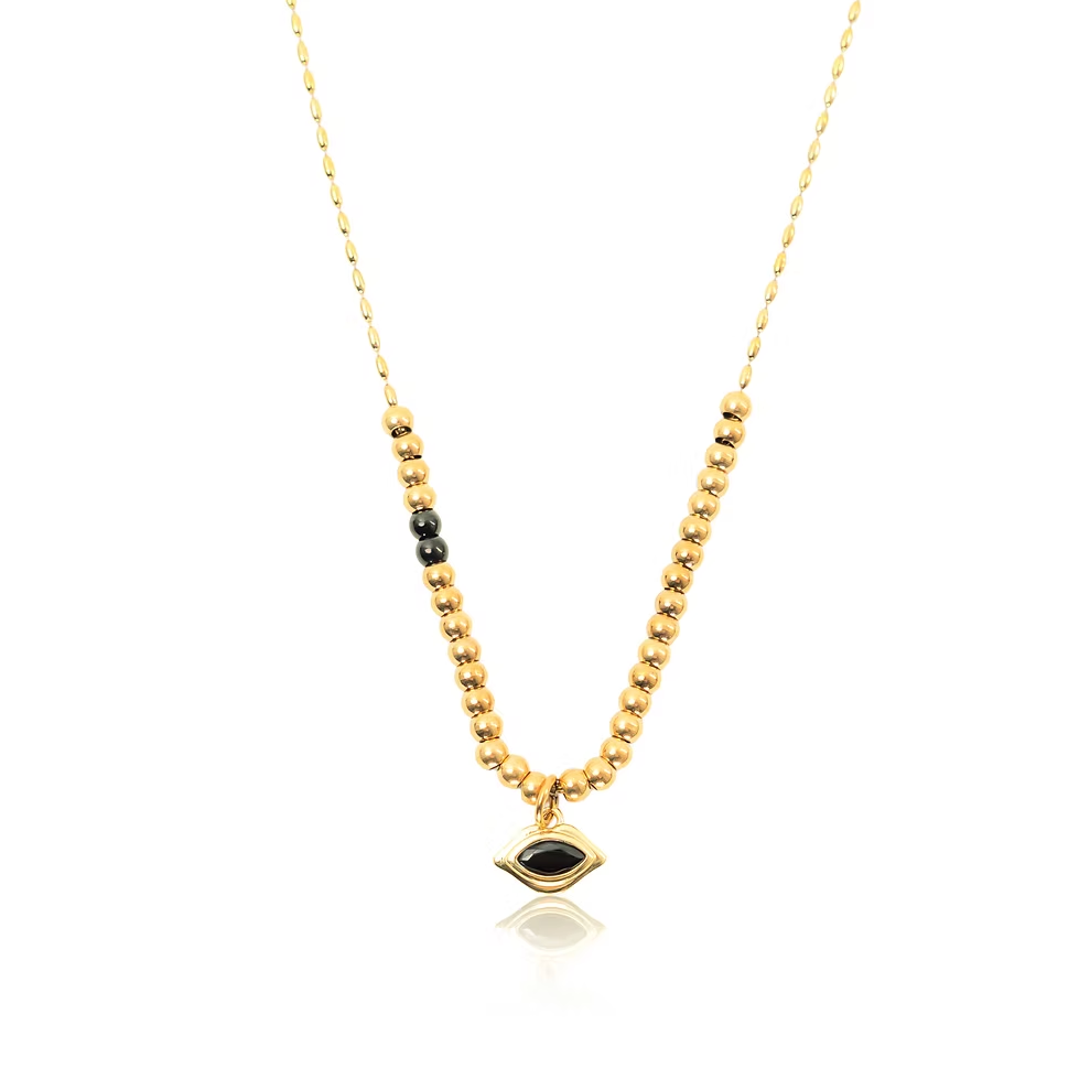 COLLIER NOMADE OEIL MADAMIRMA