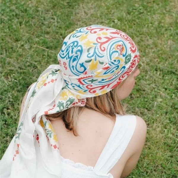 FOULARD ANTOINETTE MAISON LECOMTE FLAMENT
