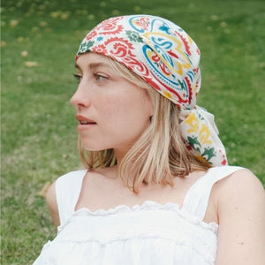 FOULARD ANTOINETTE MAISON LECOMTE FLAMENT