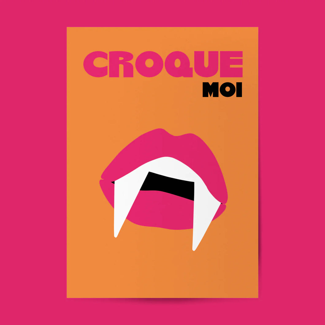 AFFICHE HALLOWEEN CROQUE MOI SOLEIL MOJITO