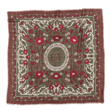 Charger l&#39;image dans la galerie, FOULARD MAIRE ANTOINETTE LAINE ET SOIE MAISON LECOMTE FLAMENT

