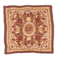 Charger l&#39;image dans la galerie, FOULARD MARIE ANTOINETTE LAINE ET SOIE MAISON LECOMTE FLAMENT
