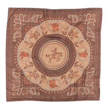 Charger l&#39;image dans la galerie, FOULARD RODEO EN COTON MAISON LECOMTE FLAMENT
