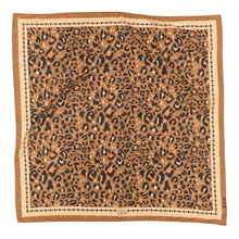 Charger l&#39;image dans la galerie, FOULARD LEO EN COTON MAISON LECOMTE FLAMENT
