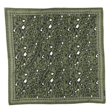 Charger l&#39;image dans la galerie, FOULARD LEO EN COTON MAISON LECOMTE FLAMENT
