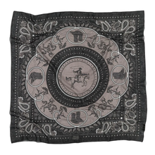 Charger l&#39;image dans la galerie, FOULARD RODEO EN COTON MAISON LECOMTE FLAMENT

