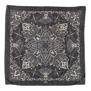 FOULARD BANDANA EN COTON MAISON LECOMTE FLAMENT