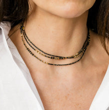 Charger l&#39;image dans la galerie, EAGLE SLIM 6 NOIR ROCK TÊTES BLONDES
