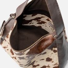 Charger l'image dans la galerie, GRAND SAC EN CUIR ET POIL BIBA
