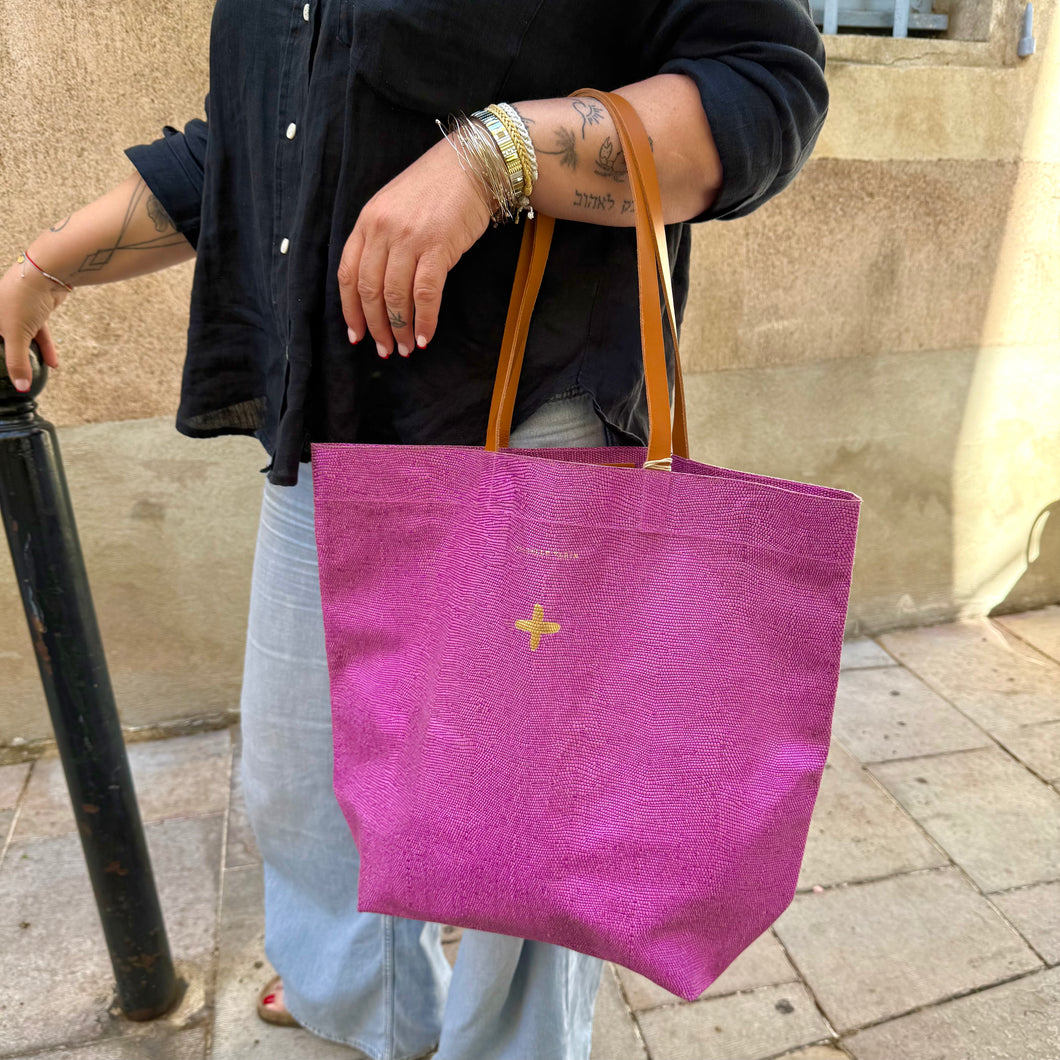 SAC CABAS ROSE ISABELLE VARIN