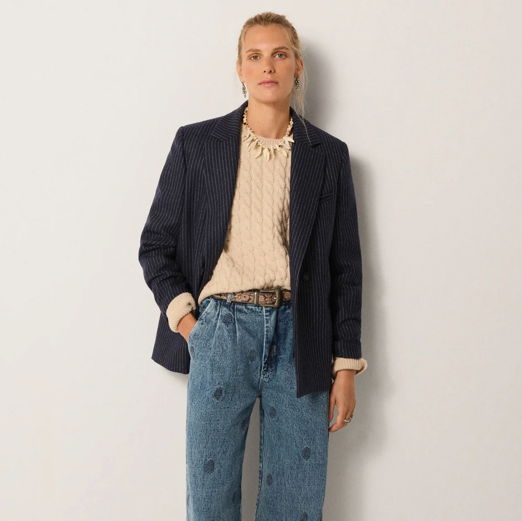 BLAZER JACKIE NOTE MARINE MAISON HOTEL