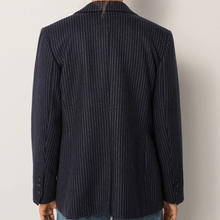 Charger l&#39;image dans la galerie, BLAZER JACKIE NOTE MARINE MAISON HOTEL
