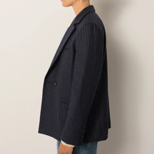 Charger l&#39;image dans la galerie, BLAZER JACKIE NOTE MARINE MAISON HOTEL
