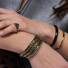 Charger l'image dans la galerie, JONC WILD LÉOPARD BANGLE UP
