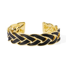 Charger l'image dans la galerie, JONC VENUS NOIR MAT BANGLE UP
