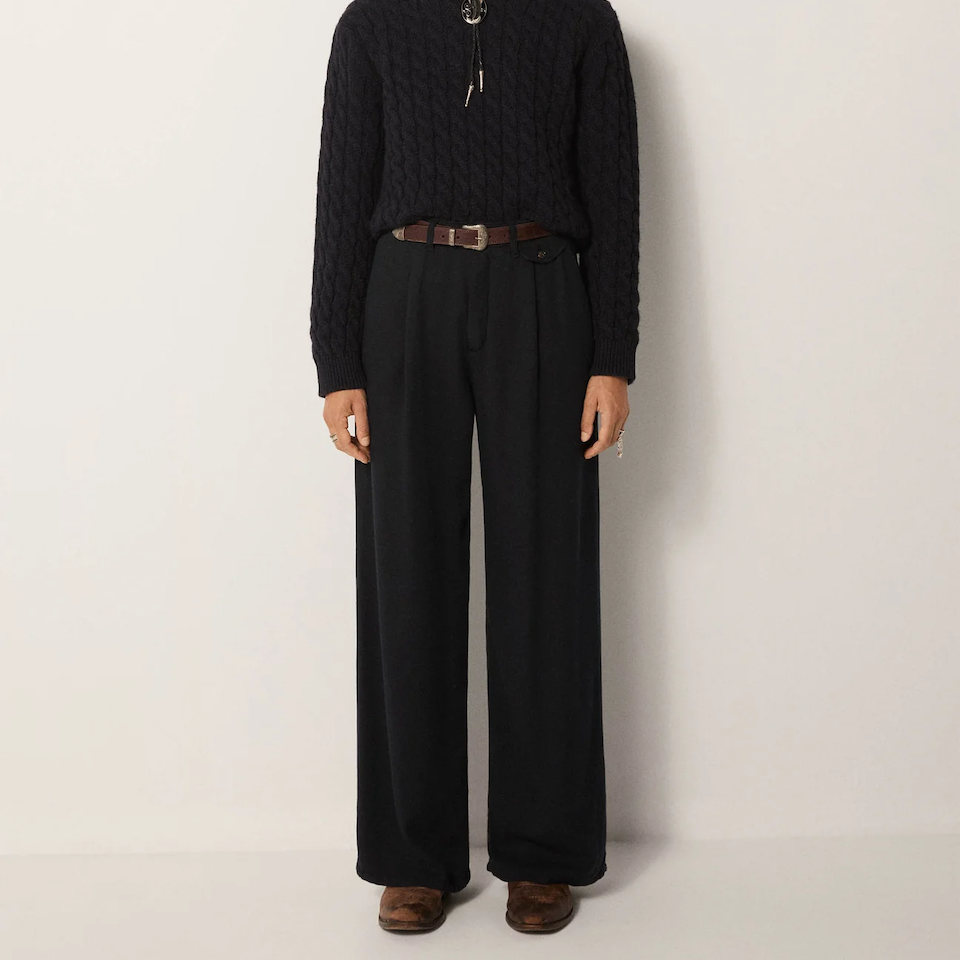 PANTALON KEATON BLEU NUIT MAISON HOTEL